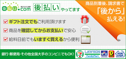 後払い.com【後払いドットコム】コンビニ・銀行・郵便局で後払い決済